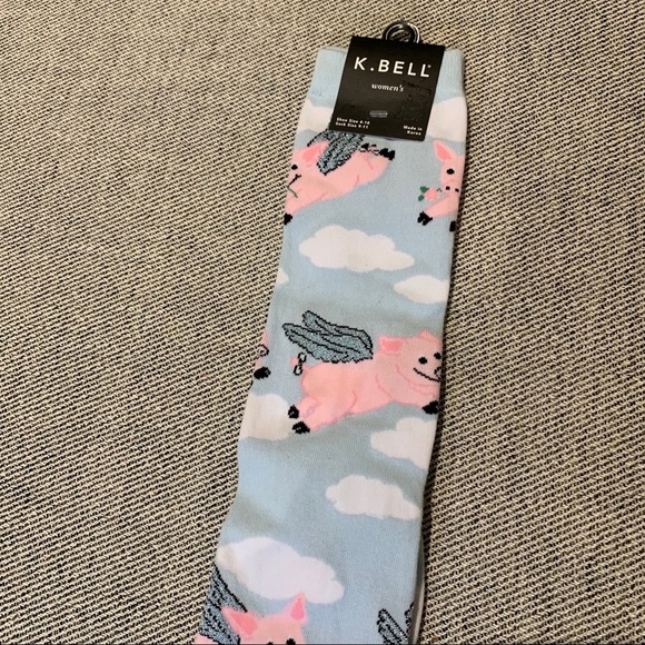 K Bell Socks 4 Pair Assorted Lot New - Picture 3 of 7